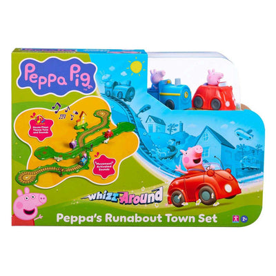 Spectron Peppa Whiz alrededor del set Runabout Town de Peppa