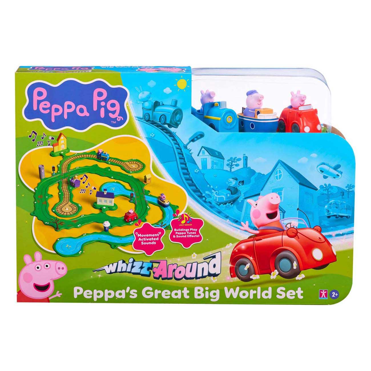 Gear2play peppa pig whizz around - peppa's great big world set