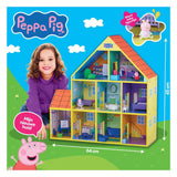 Casa de muñecas de madera spectron peppa pig con 9 habitaciones - afbeelding 5