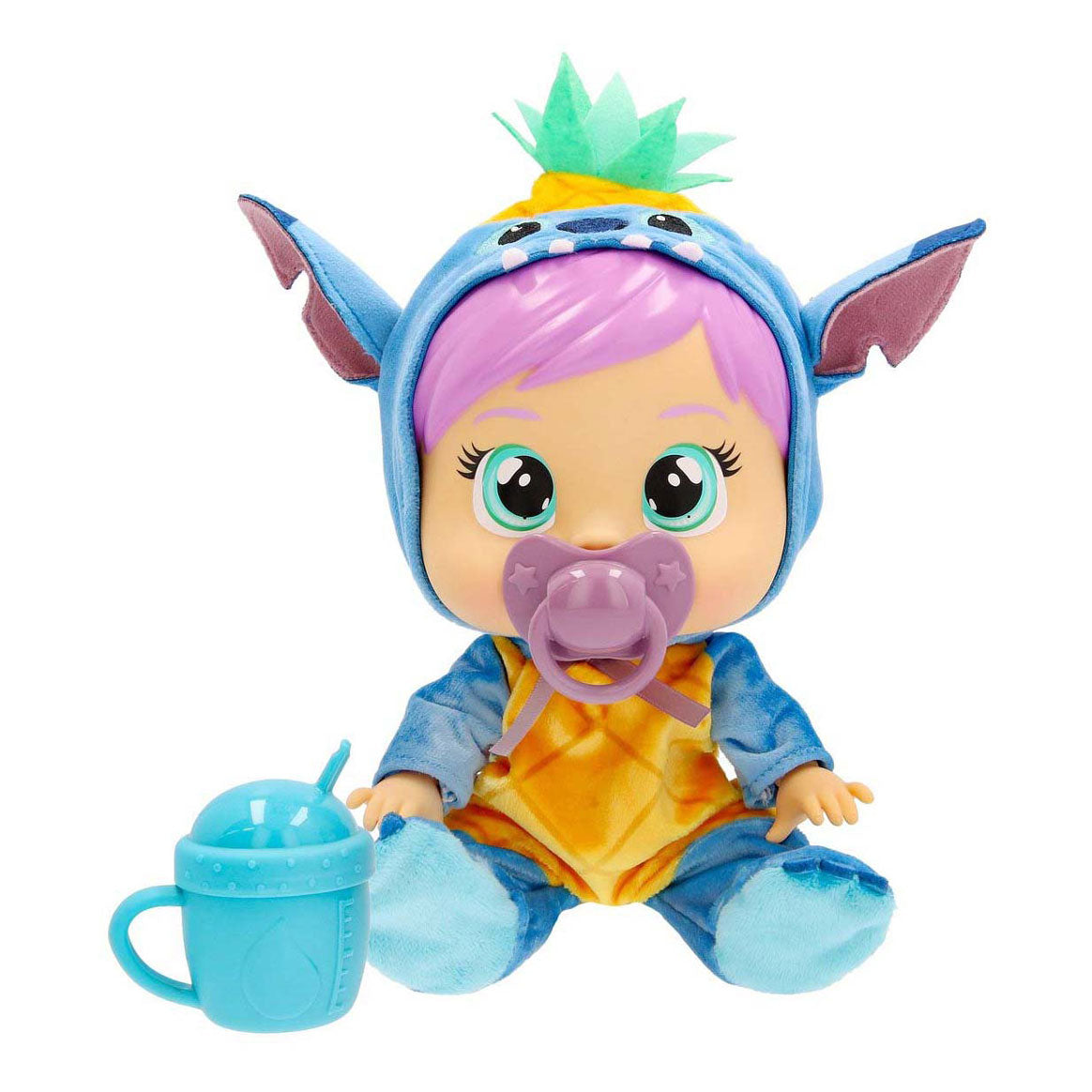 Bamboletta Spectron Cry Babies Loving Care Stitch - 26,5 cm