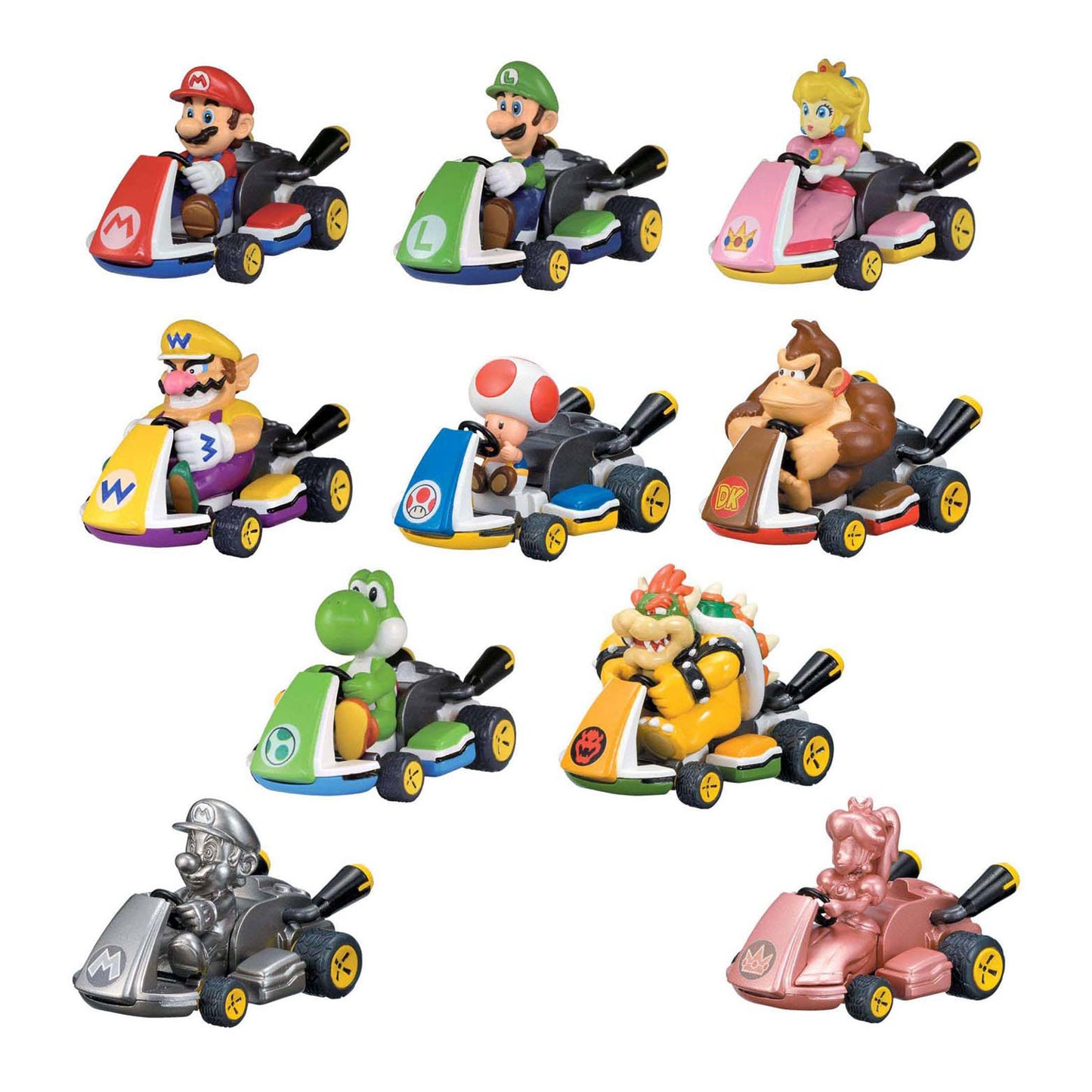 Mini coche de retroceso Spectron mario kart