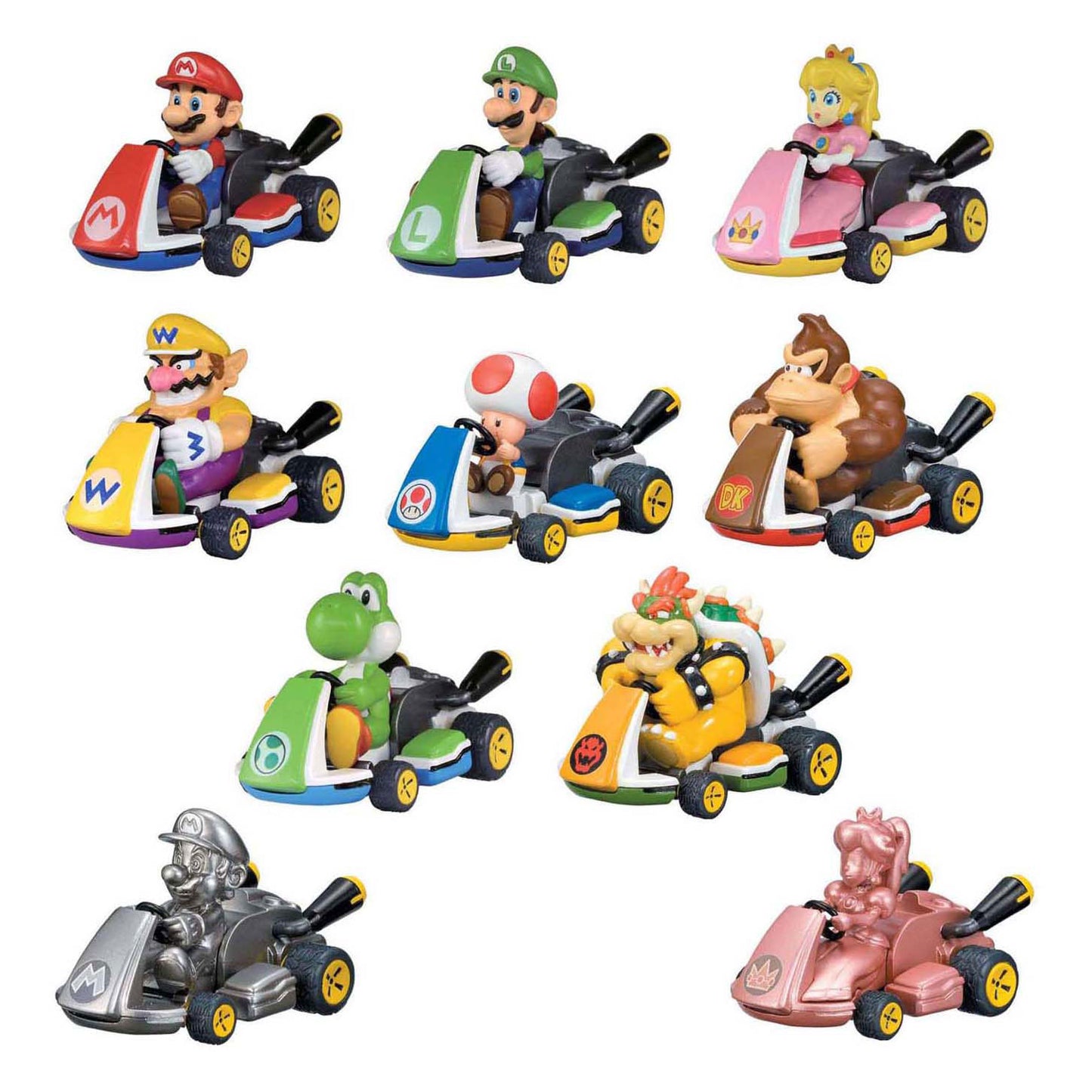 Mini coche de retroceso Spectron mario kart