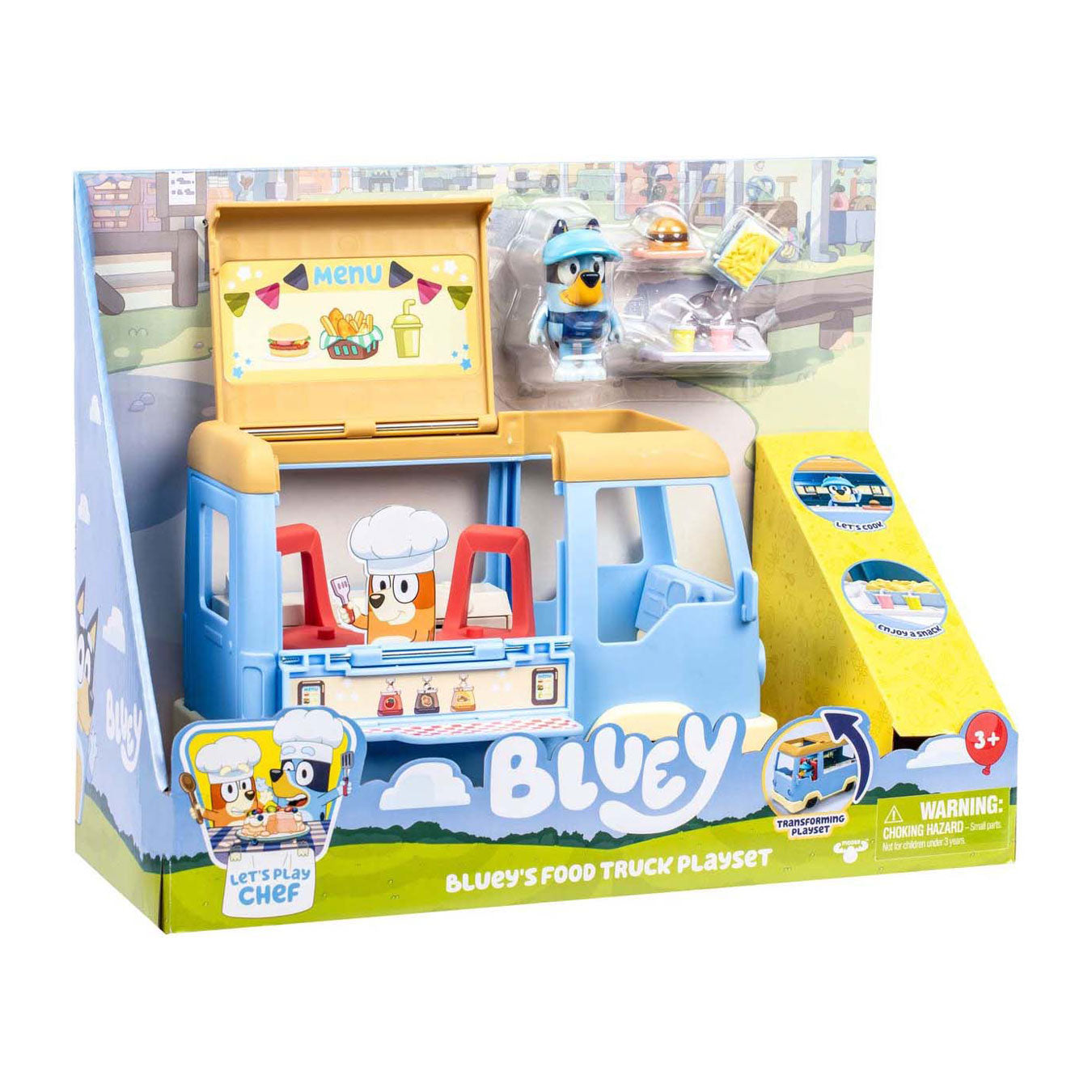 Set de juego de camión de comida Spectron bluey
