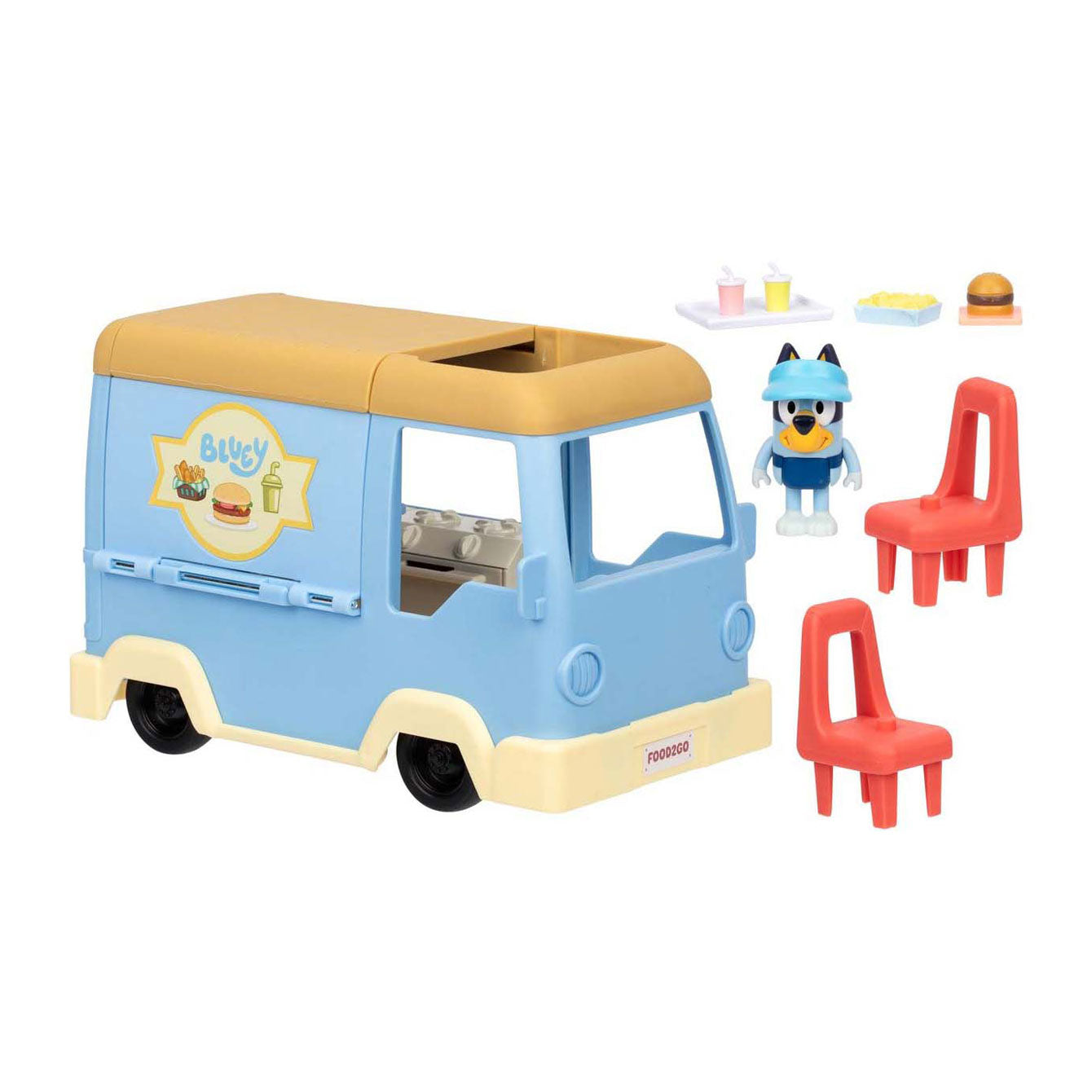 Set de juego de camión de comida Spectron bluey