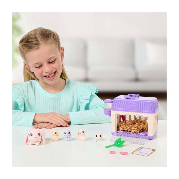 Mini Mama Surprise Rabbit Rose Little Live Pets