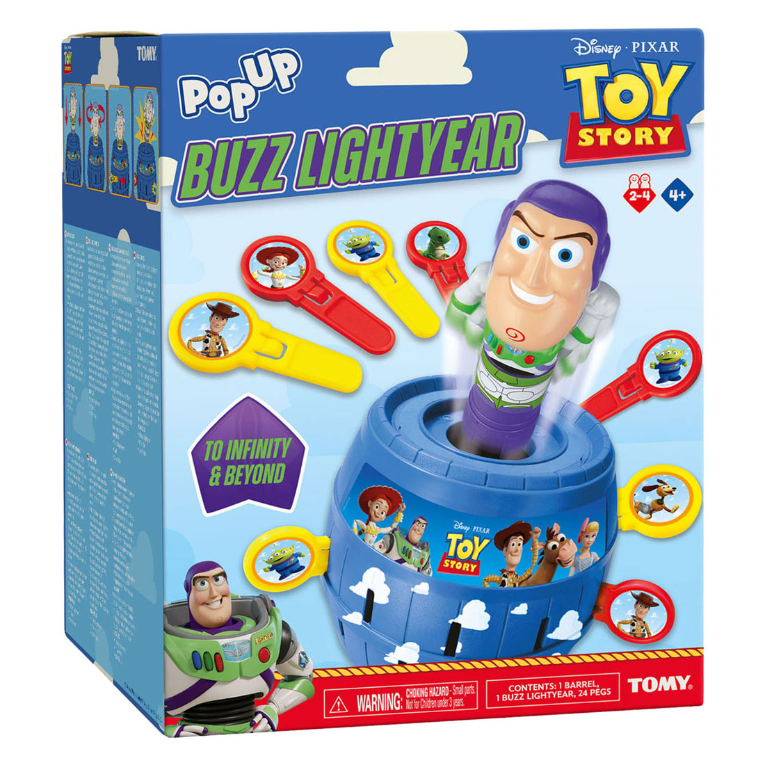 Spectron tomy pop-up buzz lightyear disney