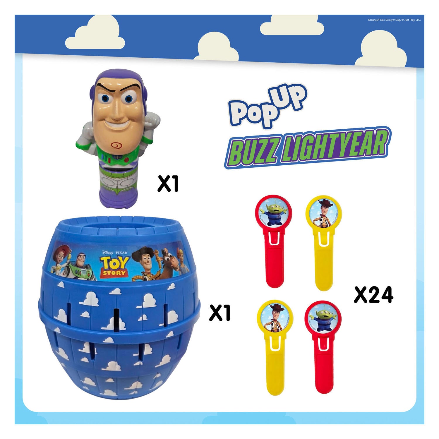 Spectron tomy pop up buzz lightyear disney