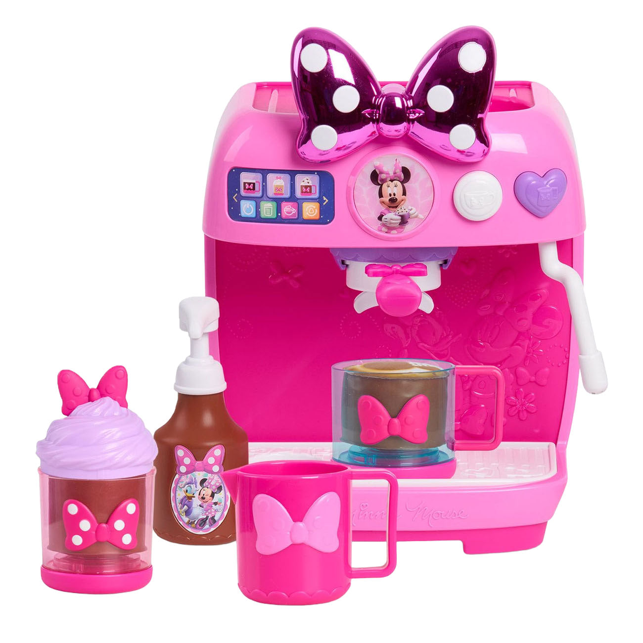 Set macchina da caffè Spectron Disney Minnie Mouse con suono luminoso - 10 pezzi.