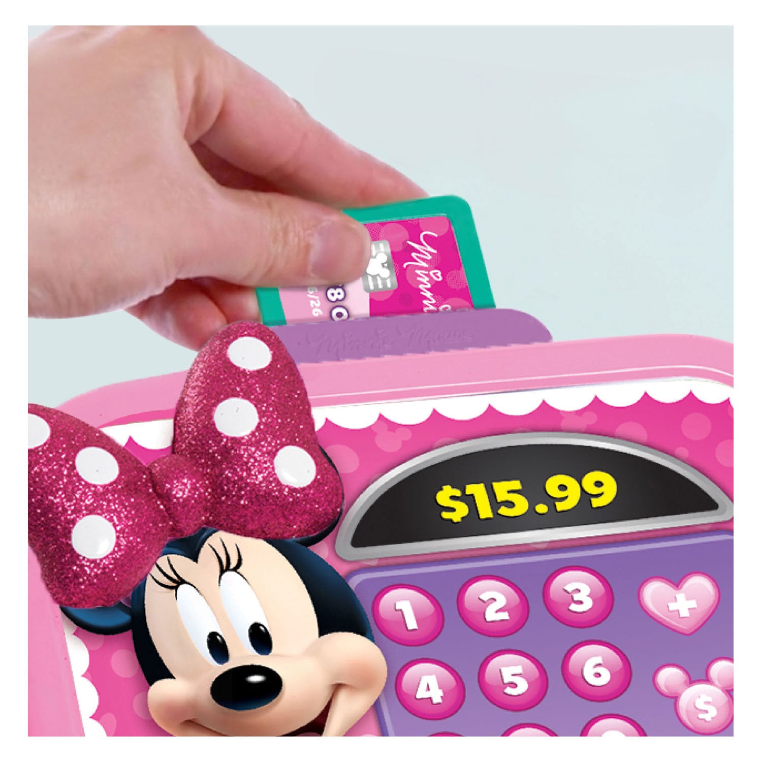 Spectron Minnie Bowtique registratore di cassa giocattolo con suono - 10 pz.