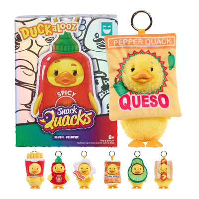 Portachiavi in peluche Spectron happy haul duckalooz snack ciarlatano