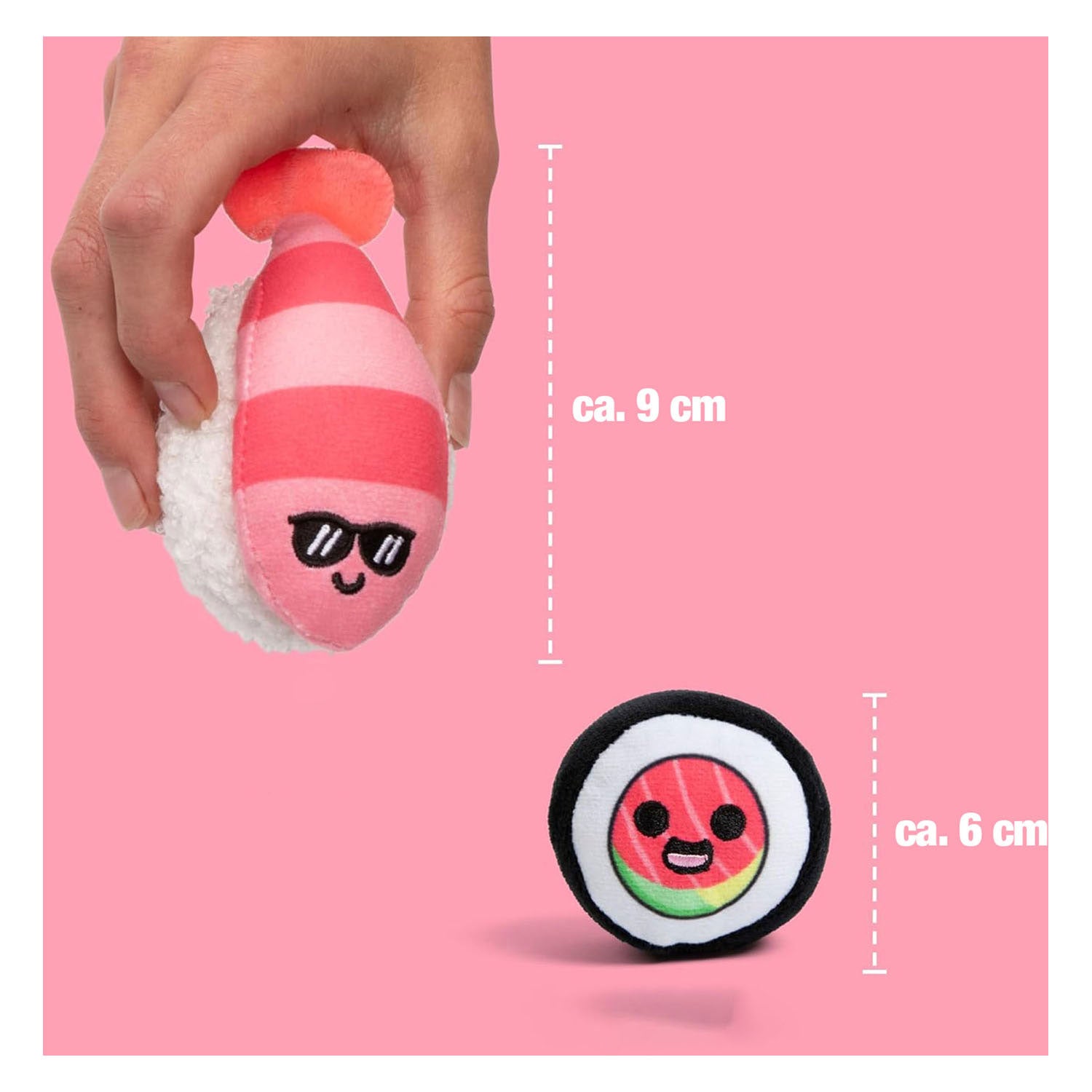 Peluche Spectron di supporto emotivo sushi - 6 pz.