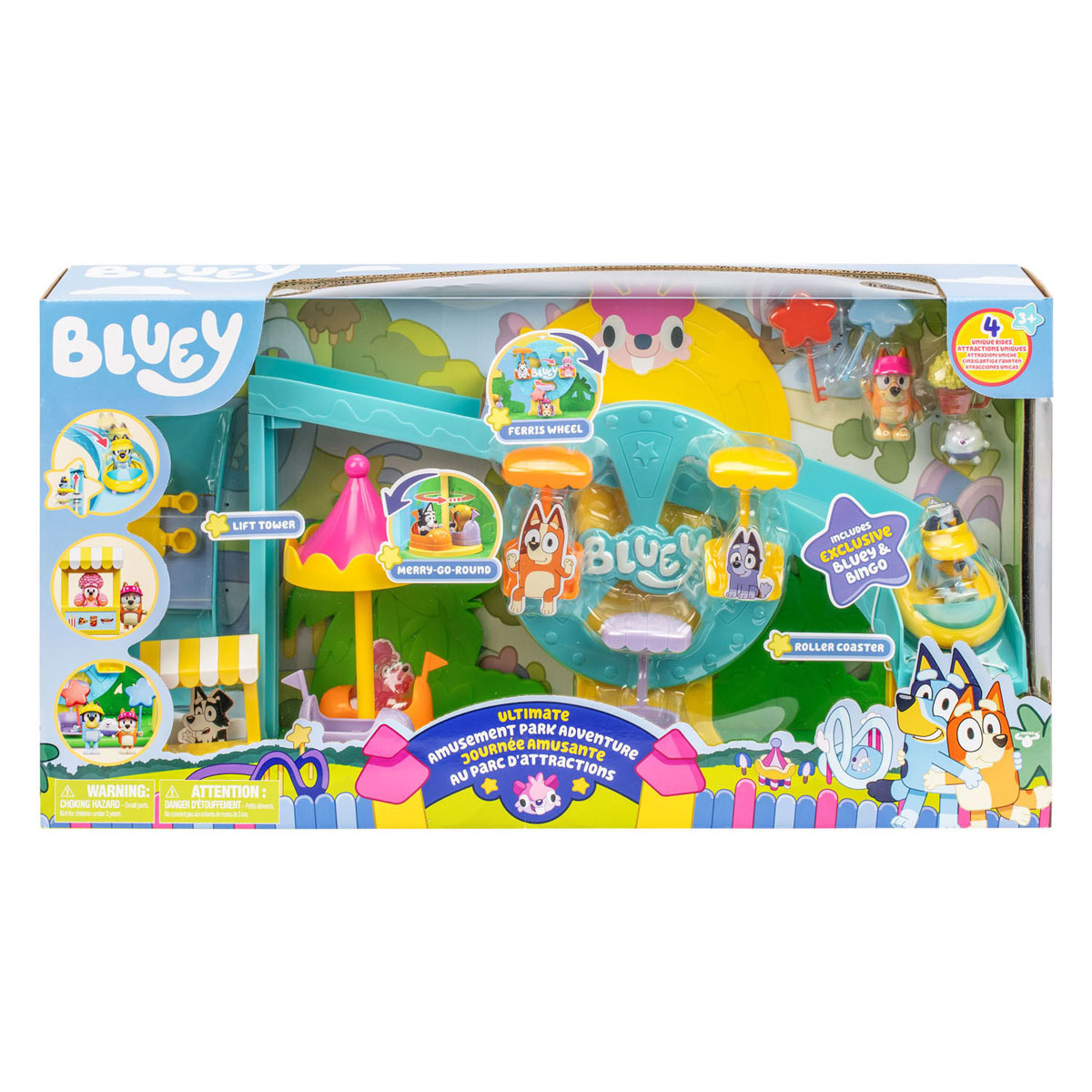 Spectron bluey y bingo juego de parque de atracciones definitivo