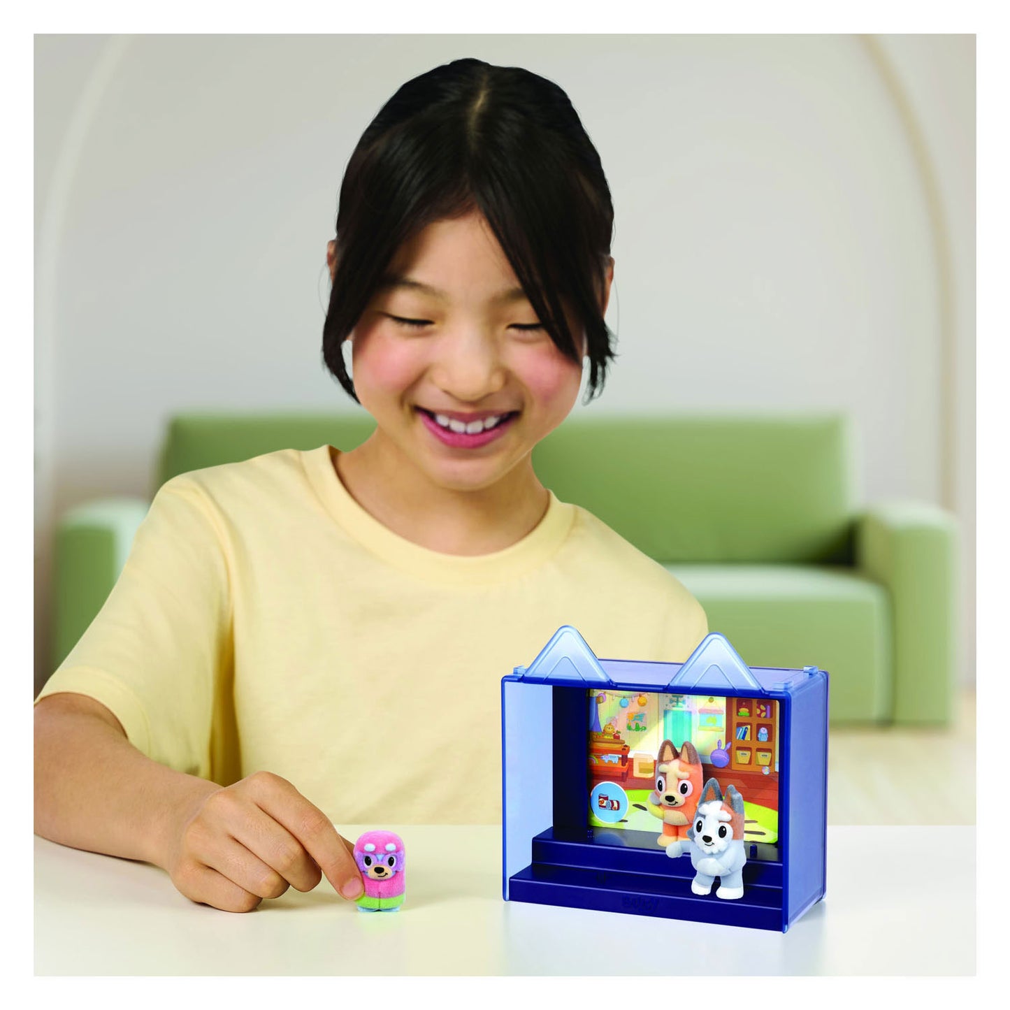 Set a sorpresa con personaggi da collezione Spectron Bluey Fuzzies