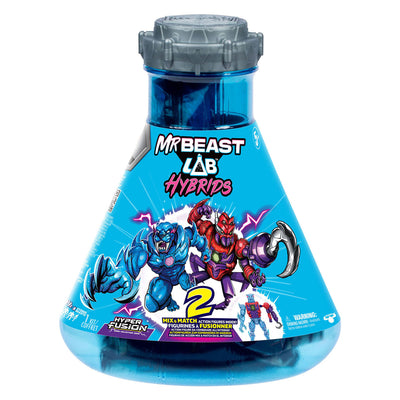 Spectron mrbeast lab figuras de acción híbridas araña vs pantera energética
