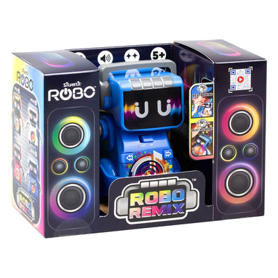 Silverlit robo remix white - robot de juguete interactivo con juegos de luz, sonido y música - baila con música