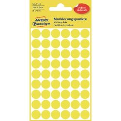 Puntos de marcado avery amarillo 3144