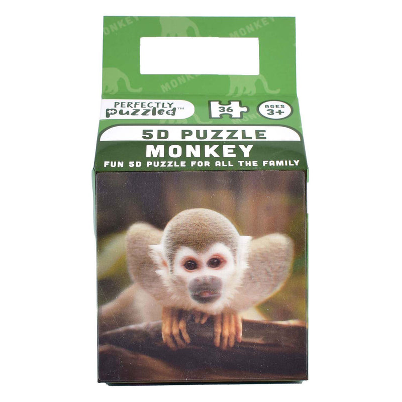 Scimmia puzzle animali 5d, 36 pz.