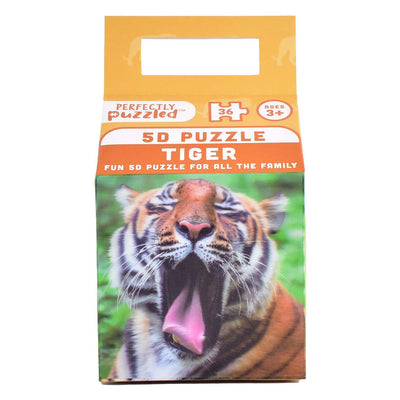 Puzzle de animales 5d tigre, 36 uds.