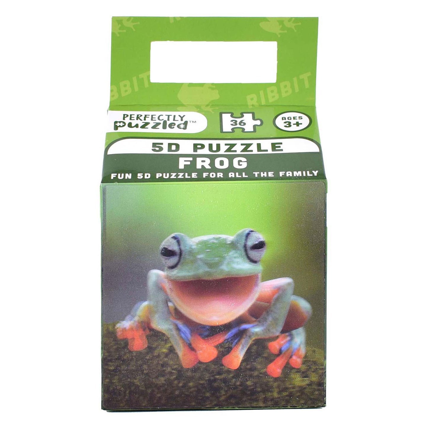 Puzzle de animales 5d rana, 36 uds.