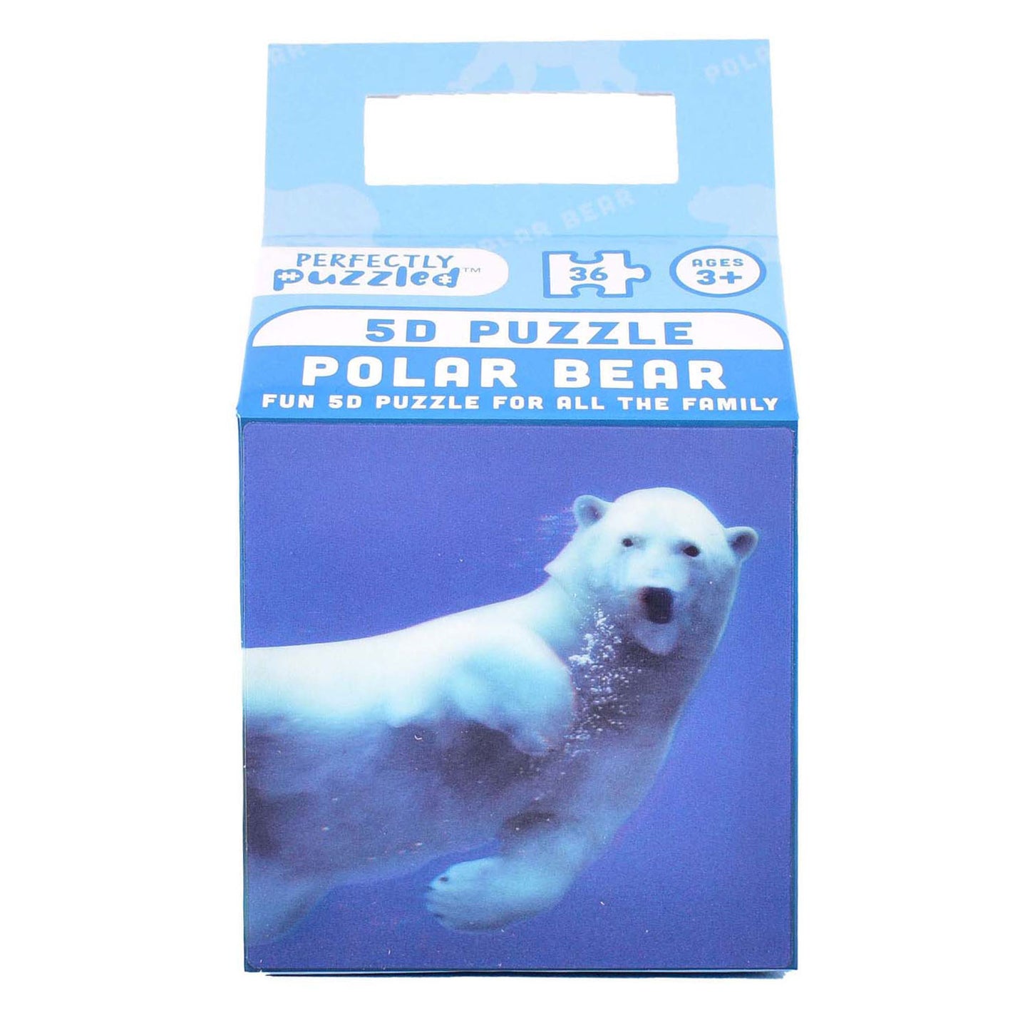 5d dieren puzzel beer, 36st.