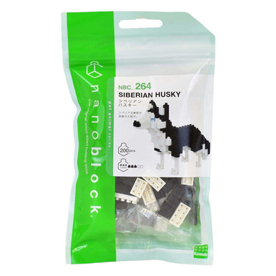 Set da costruzione nanoblocchi husky - 200 pezzi.