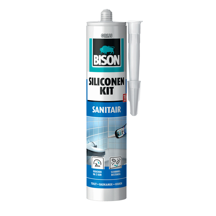 Bison 1029749 - b sil.kit 310ml manh.grigio | 3 pezzi
