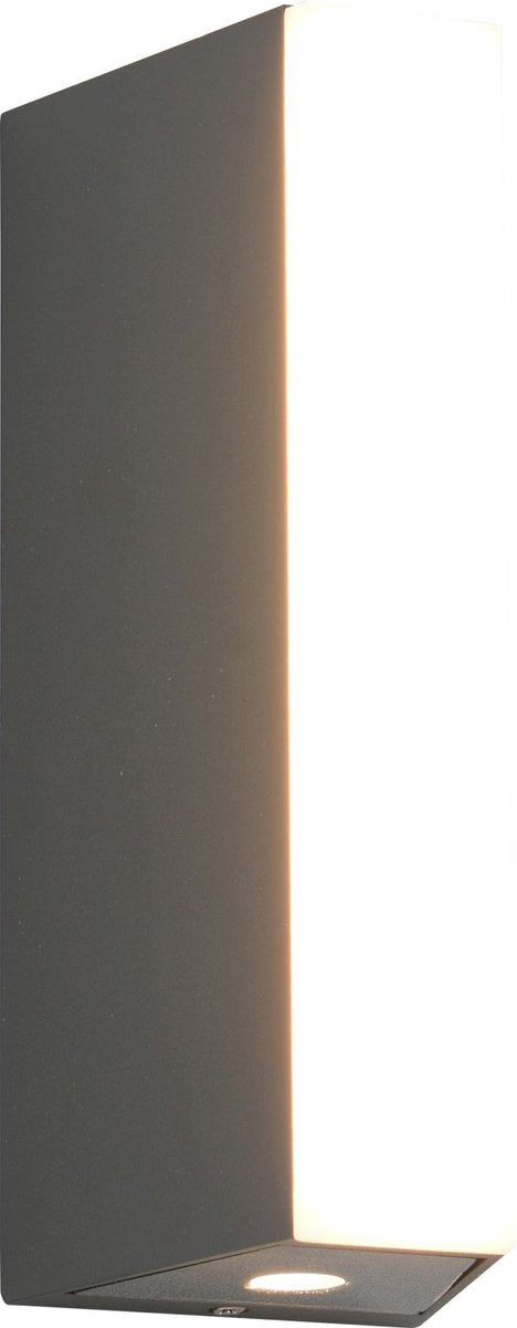 Trio marne - wandlamp - antraciet - incl. 1x smd 5,5w - buitenverlichting - ip65