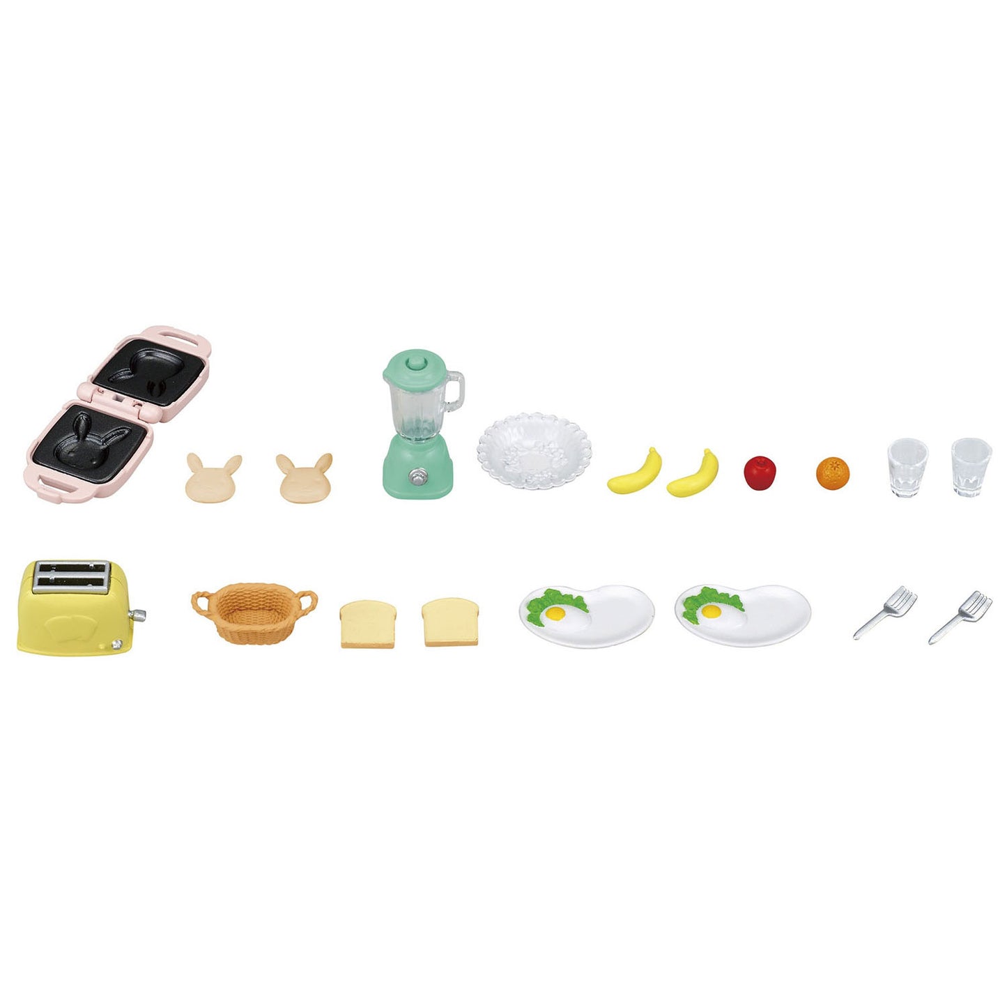 Famiglie Sylvanian Epoch 5444 Set per la colazione