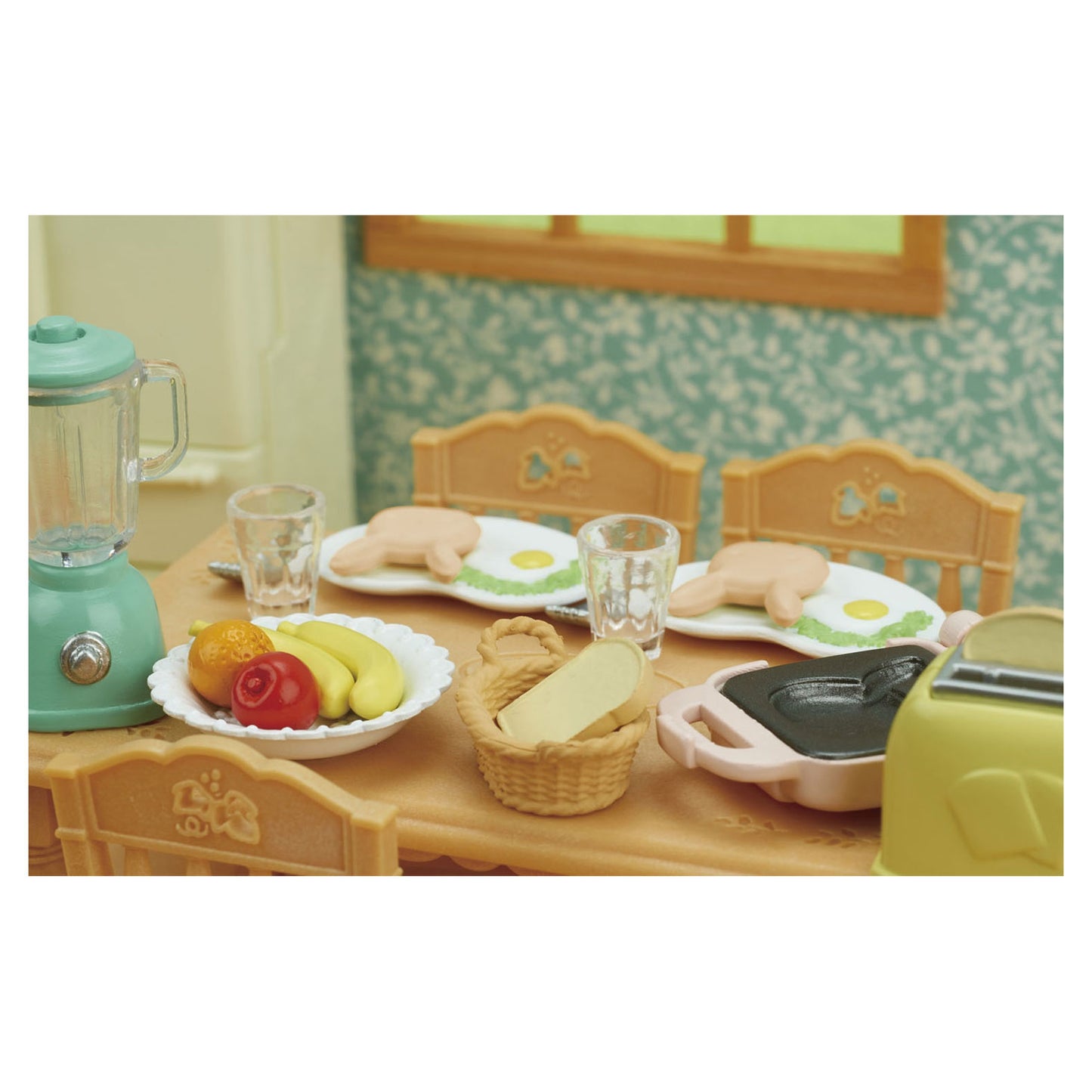 Famiglie Sylvanian Epoch 5444 Set per la colazione