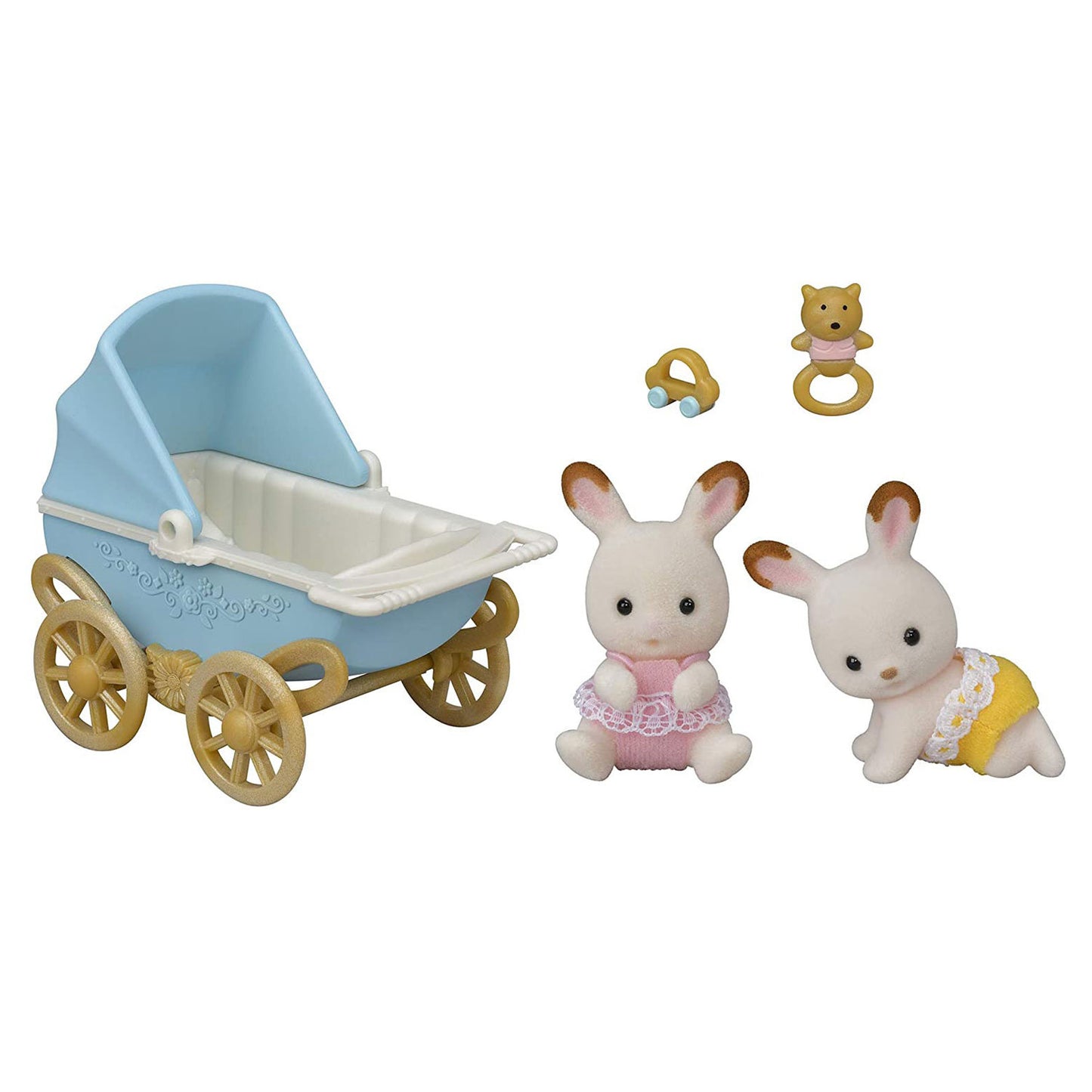 Epoch Sylvanian Families 5432 Set Twin Chocolate Rabbit