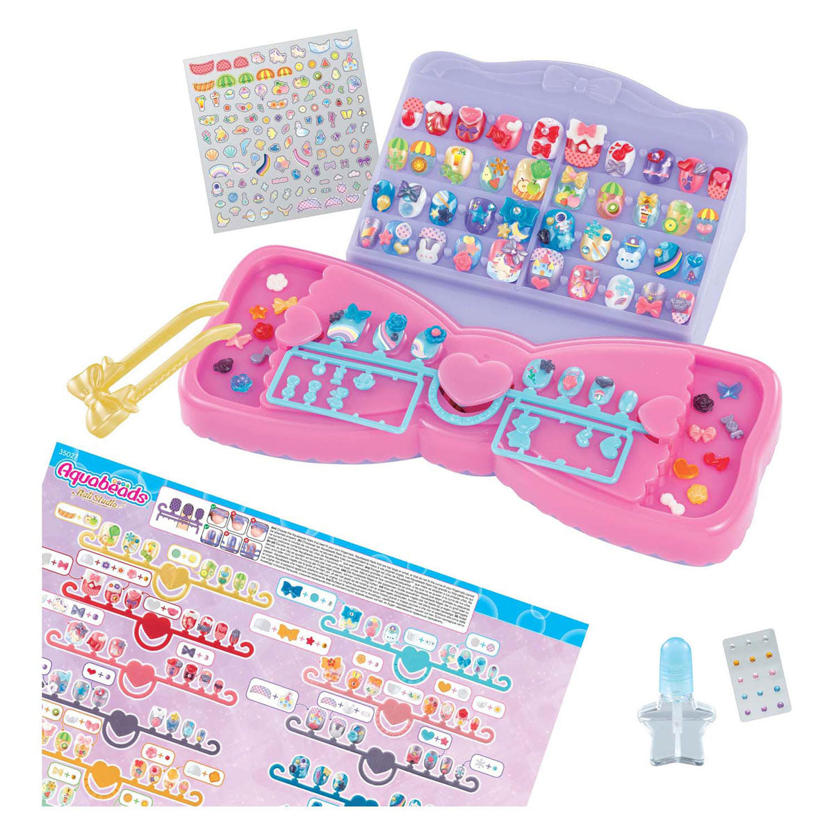 Set di chiodi multicolori Aquabeads