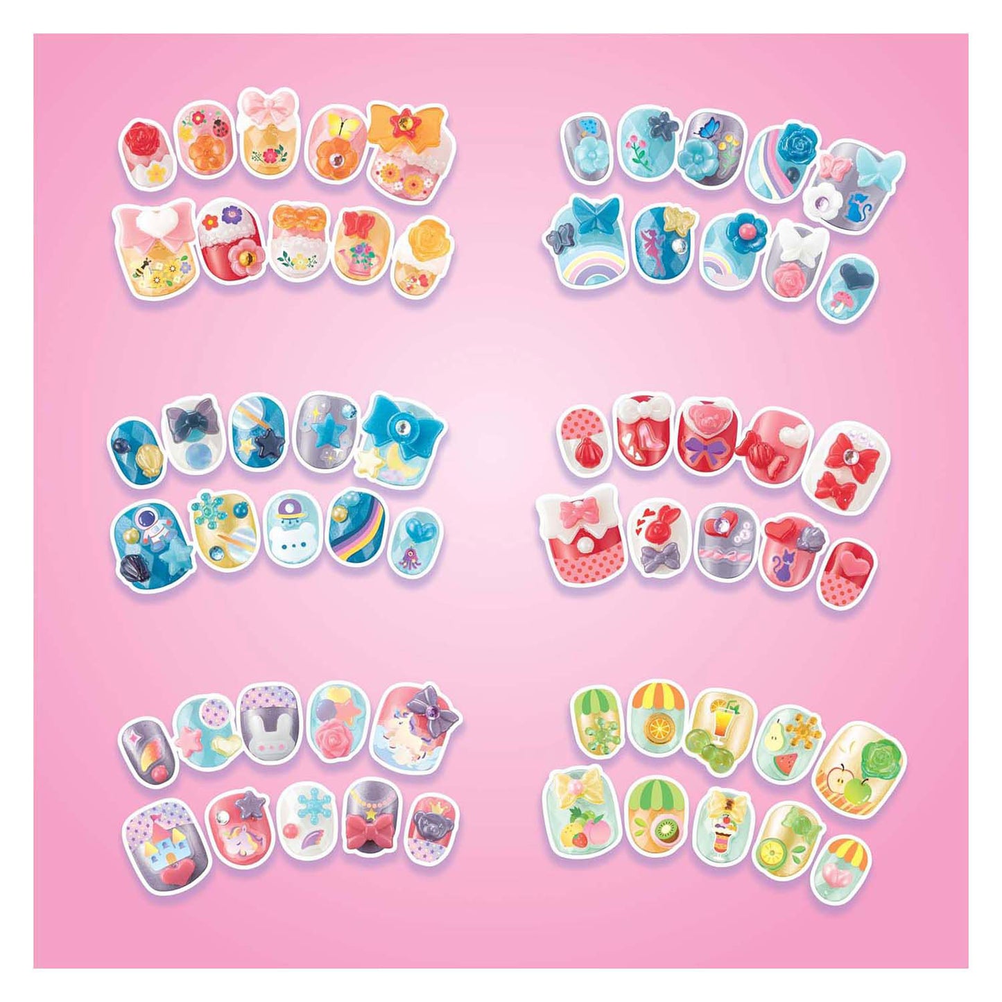 Set di chiodi multicolori Aquabeads