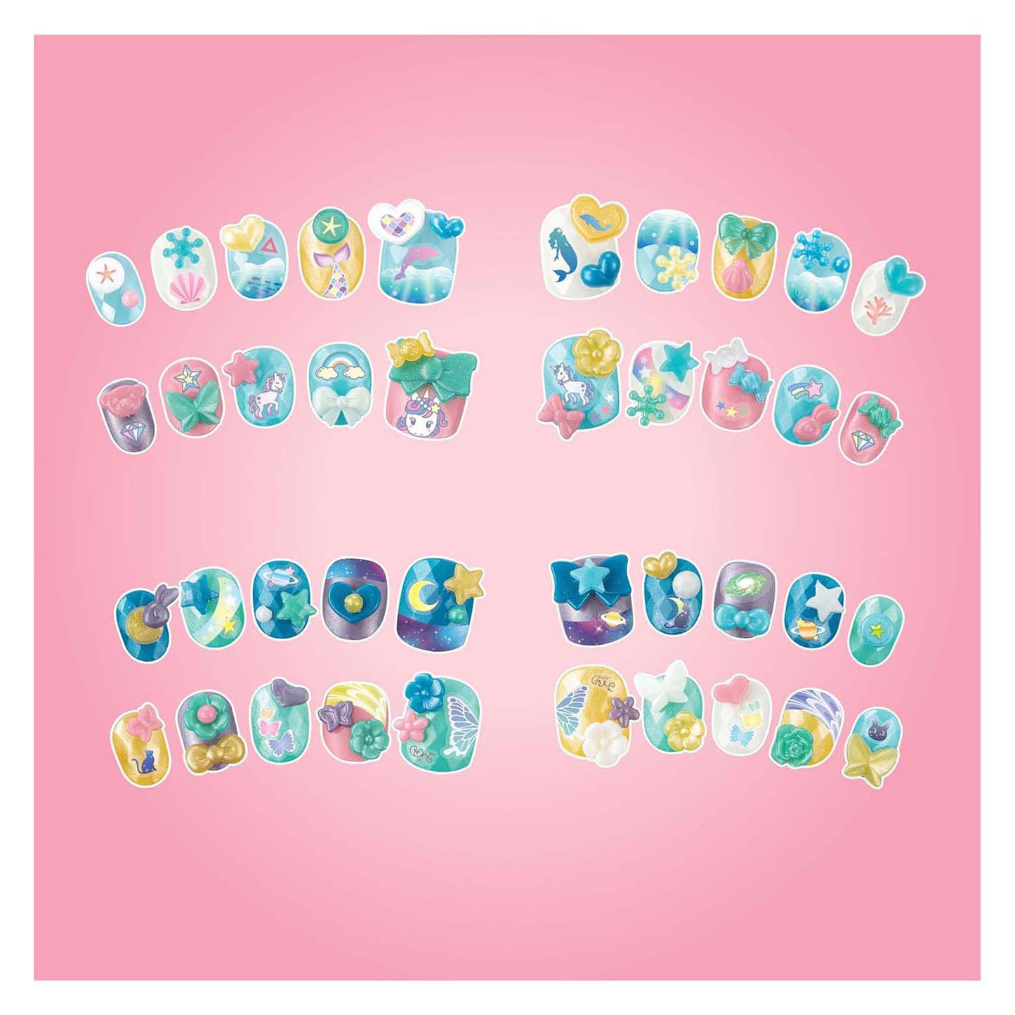 Aquabeads magische nagelset navulling