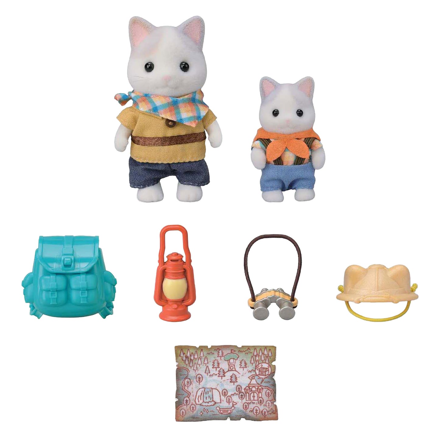 Famiglie Sylvanian 5763 Duo Avventure Latte Kat Brother e Baby