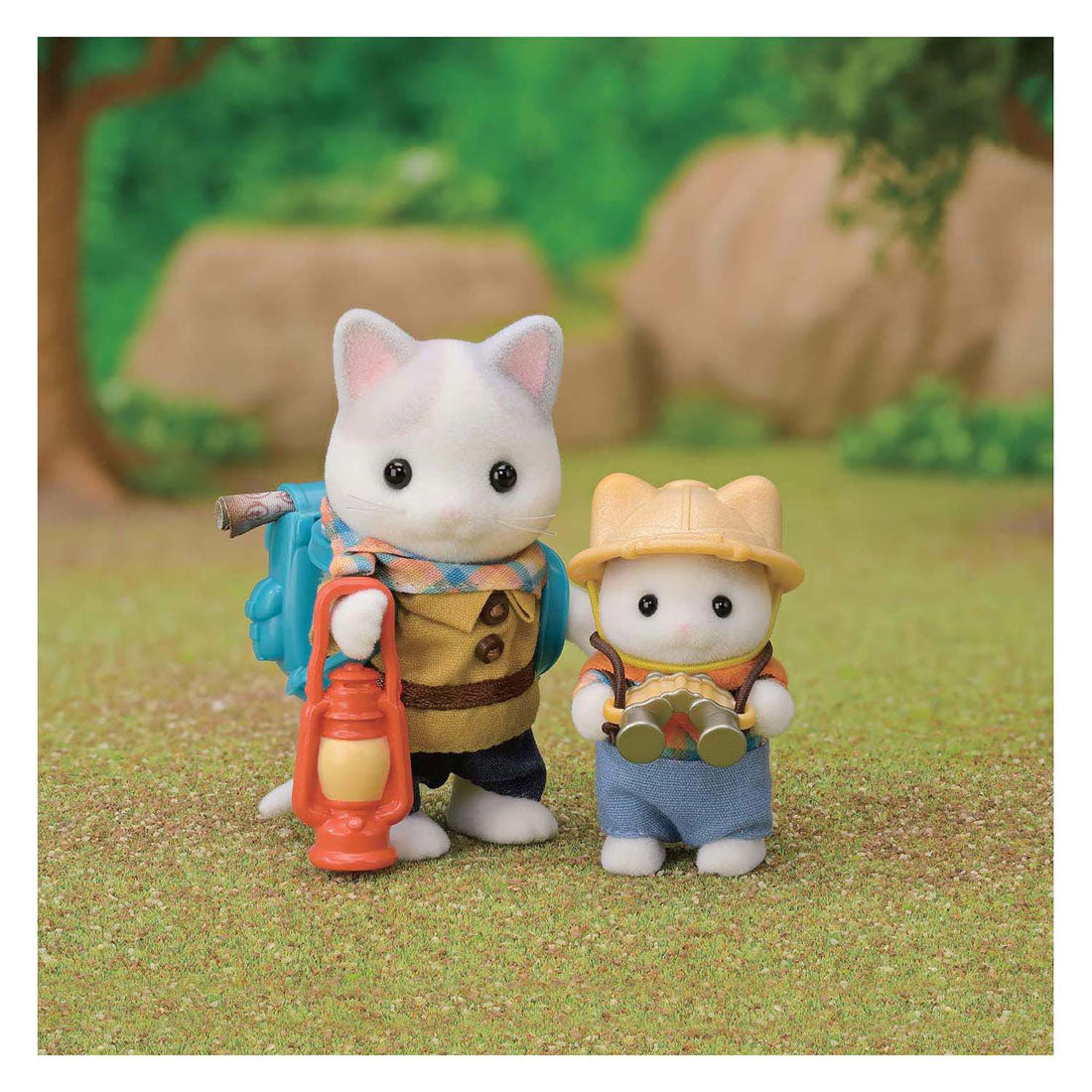 Famiglie Sylvanian 5763 Duo Avventure Latte Kat Brother e Baby