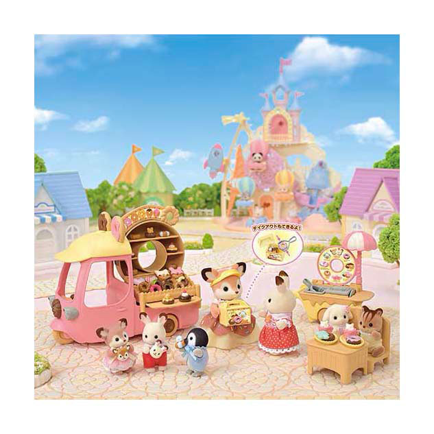 Epoch sylvanian families 5808 dip dip donut wagen