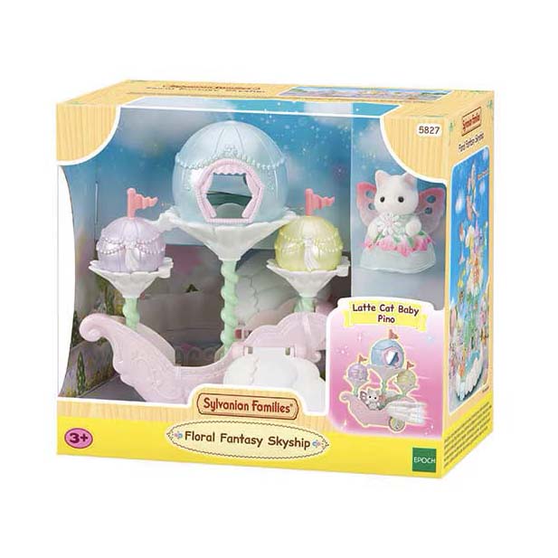 Epoch Familias Sylvanian Flores Fantasía Barco