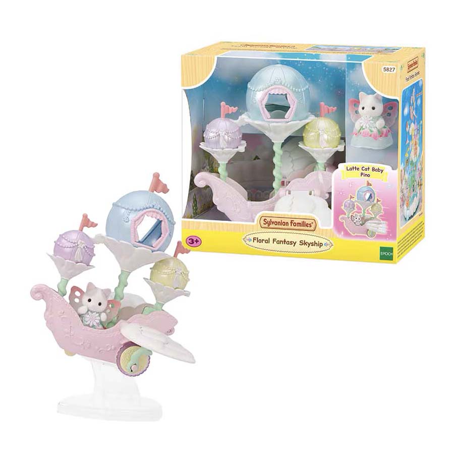 Epoch Familias Sylvanian Flores Fantasía Barco
