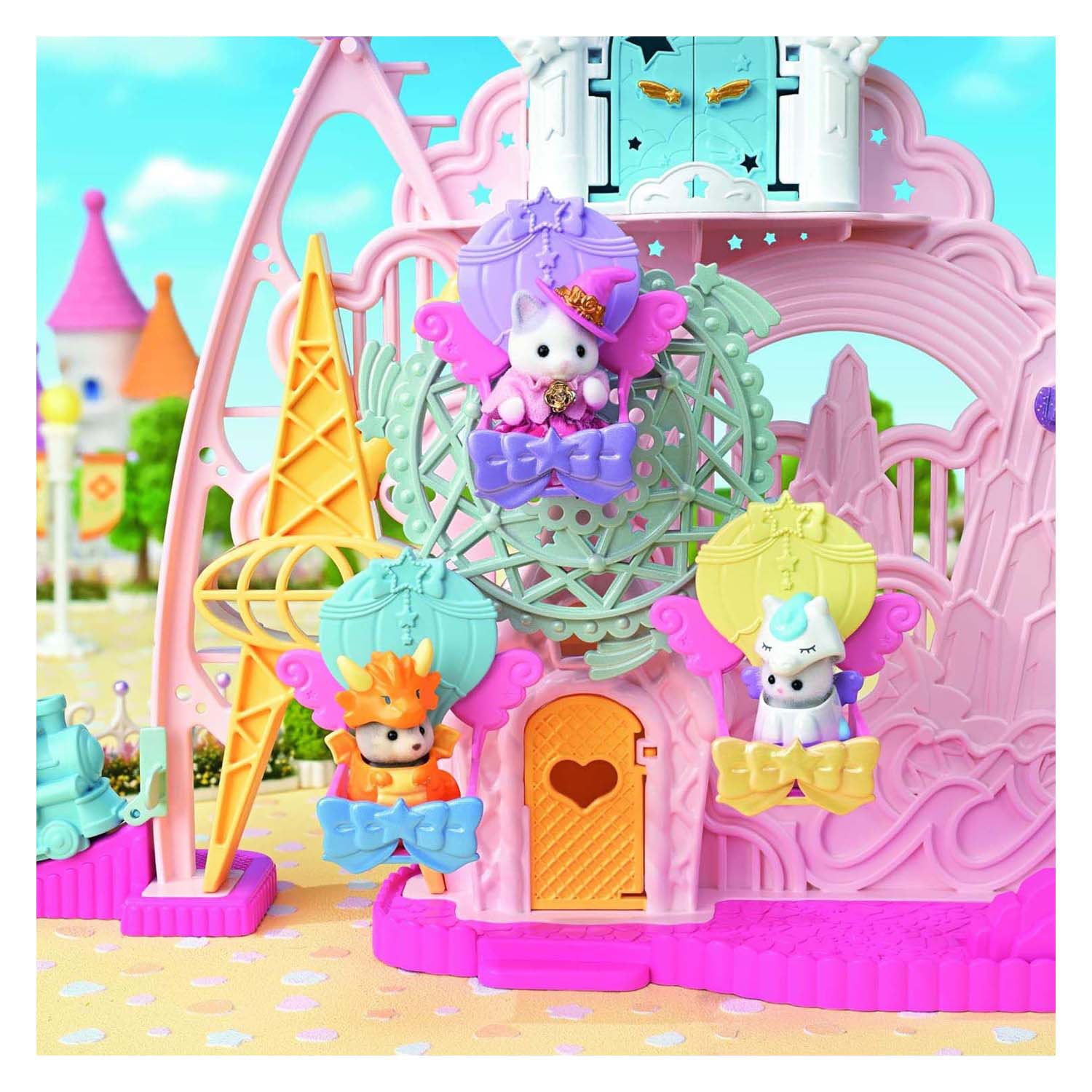 Familias Sylvanian 5841 parque de atracciones Baby Dream