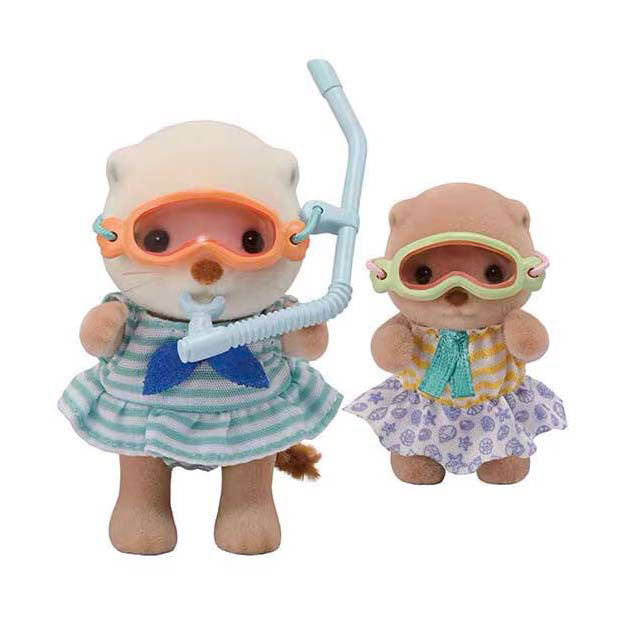 Epoch Familias Sylvanian Zeeotter Splashy Snorkel Set