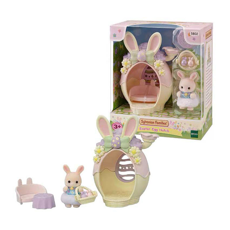 Famiglie Sylvanian 5802 capanna delle uova di Pasqua