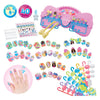 Kit di design Barbie per nail studio Aquabeads - con unghie riutilizzabili - senza asciuga unghie - sicuro per i bambini - richiede solo acqua