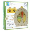 BS Toys Wooden Learning Clock Child's Play