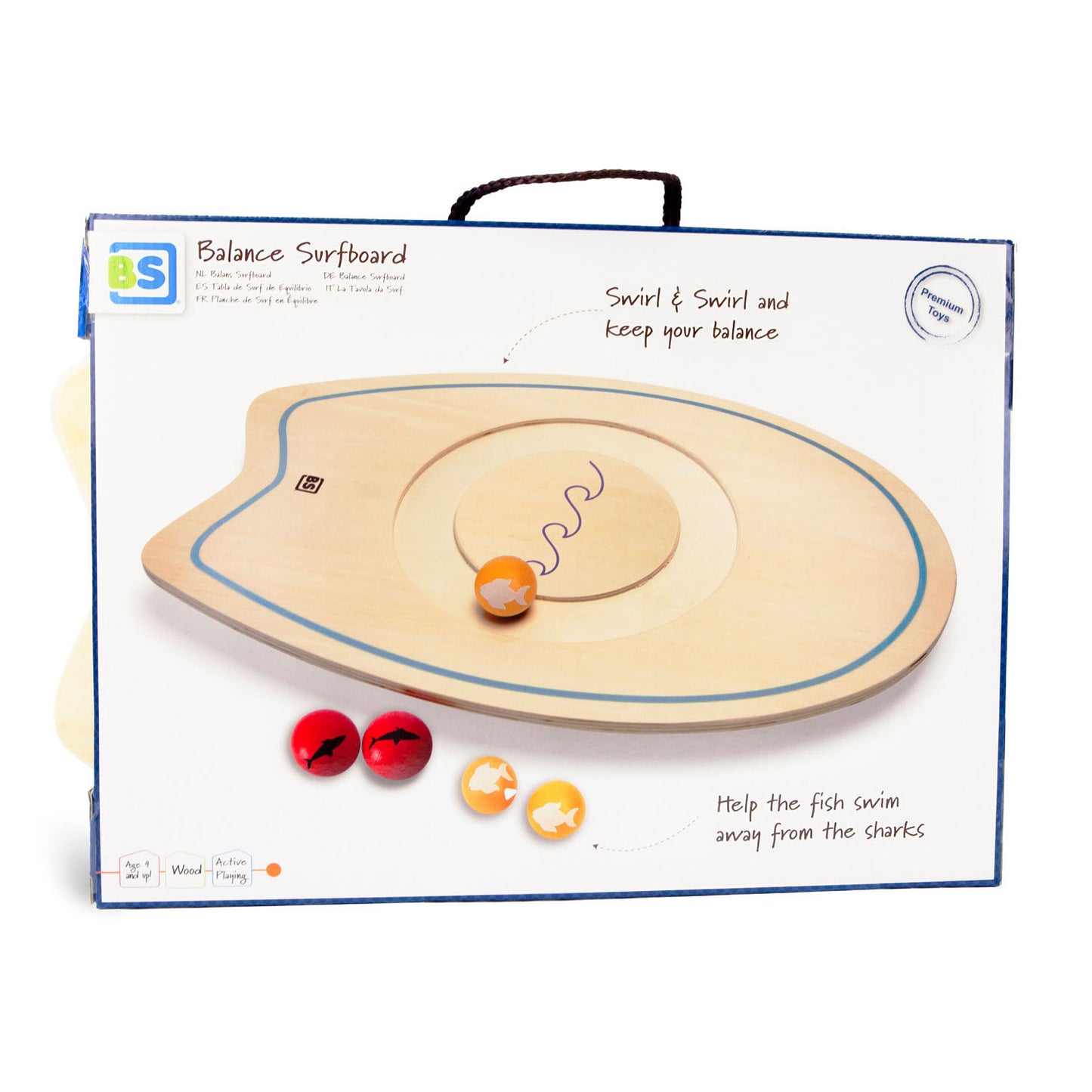 Juego de balance de madera de BS BS Toys BANGEBOLLE