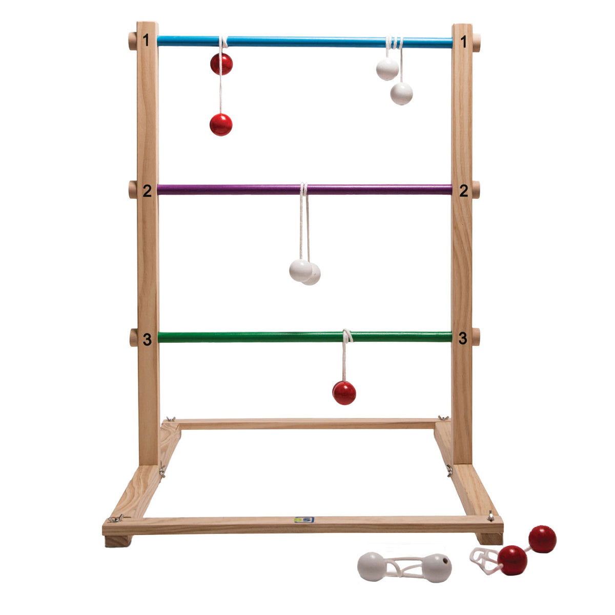 Bs toys slingerspel - werpspel voor kinderen en volwassenen - hout - slingerspel - laddergolf - buitenspeelgoed - buitenspel - werpspel - buitenspeelgoed - buitenspel - buiten spellen - tuin speelgoed