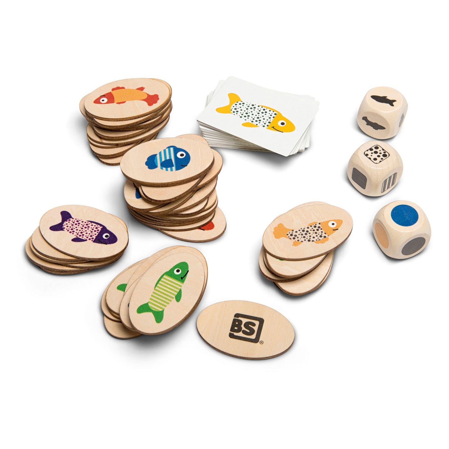 BS Toys Wooden Game Trova il pesce