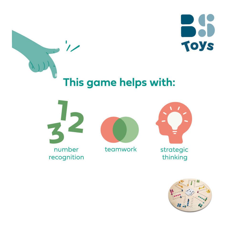 BS Toys Houten Keezen Game