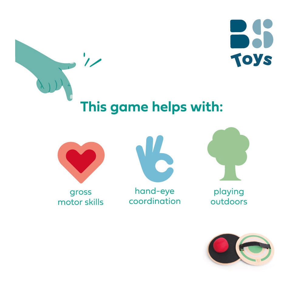 BS Toys Wooden Catch Game