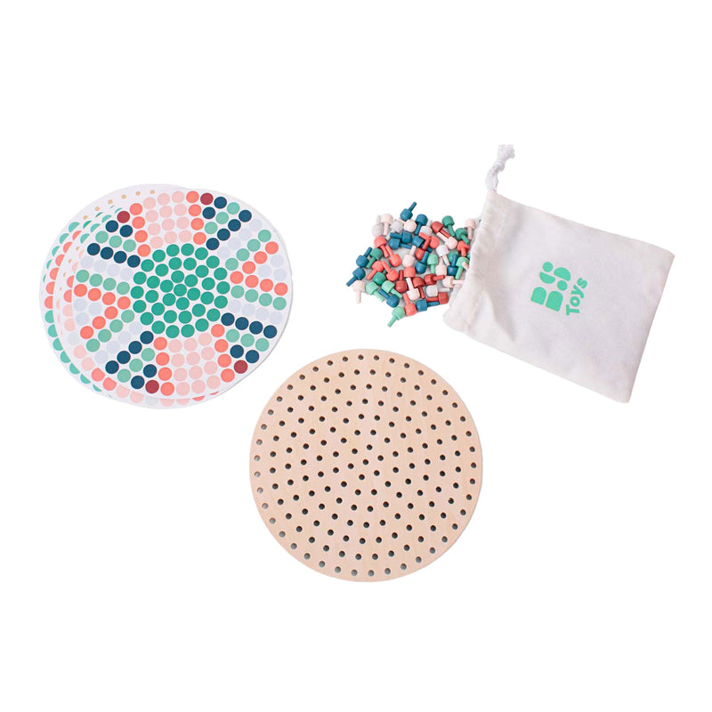 BS Toys Toys Wooden Pin Board
