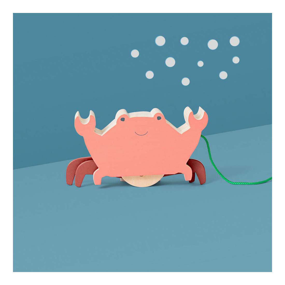 BS giocattoli di granchio in legno con coulisse